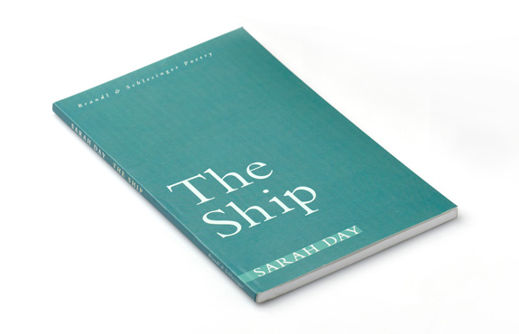 Poetry book cover, The Ship, Sarah Day